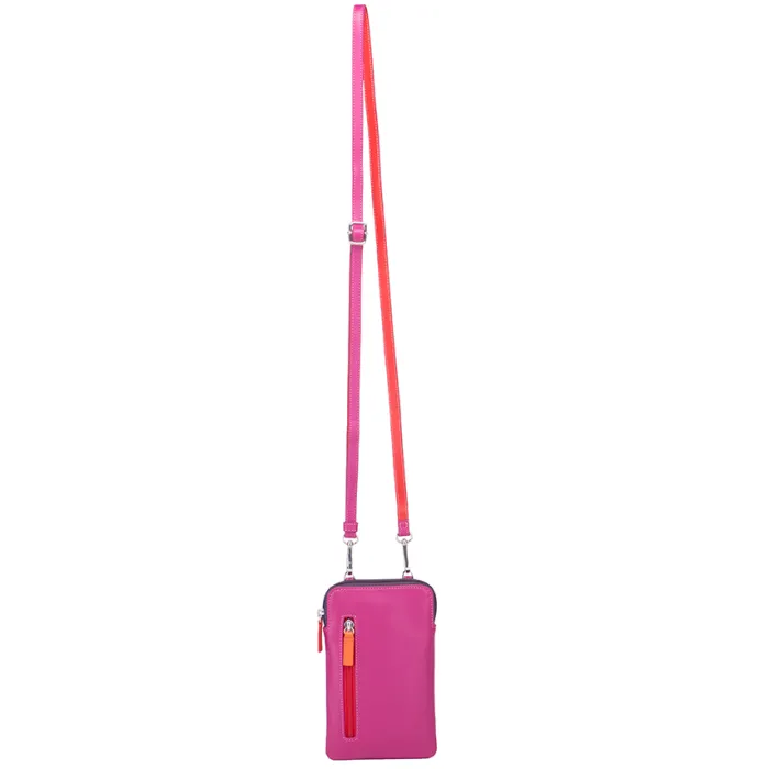 Mywalit Travel Organisers|Cell Phone Neck Pouch Sangria Multi