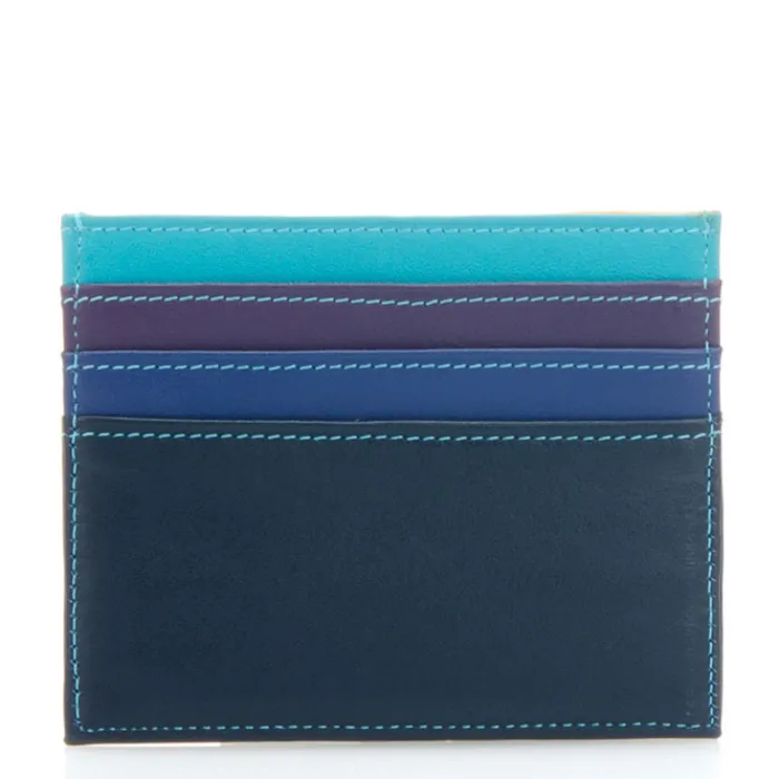 Women Mywalit Credit Card Holders|Men Wallets|Double Sided Credit Card Holder Black Pace