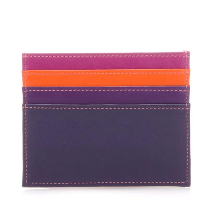 Women Mywalit Credit Card Holders|Women Wallets|Double Sided Credit Card Holder Sangria Multi