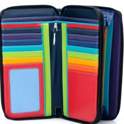 Women Mywalit Zip Around Wallets|Women Wallets|Large Double Zip Wallet Black Pace