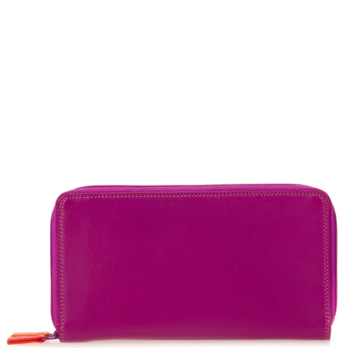 Women Mywalit Zip Around Wallets|Women Wallets|Large Double Zip Wallet Sangria Multi