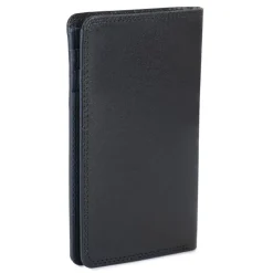 Mywalit Men Wallets|Men's Bi-colour Mini Bi-Fold Wallet Black-Blue