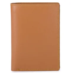 Mywalit Men Wallets|Men's Bi-colour Vertical Bi-Fold Wallet Tan-Olive
