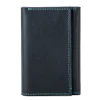 Mywalit Rfid Protected|Men Wallets|Men's Tri-fold Wallet with Zip Nappa Black Pace