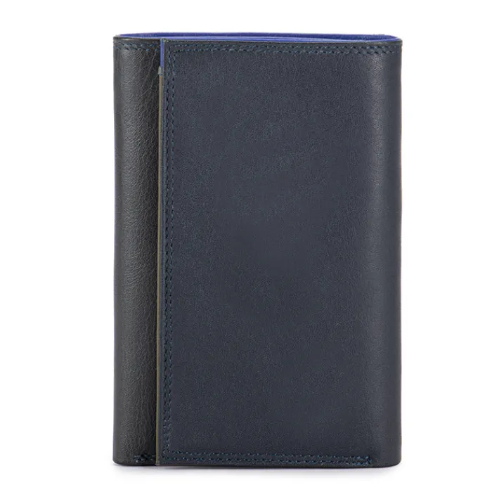 Mywalit Rfid Protected|Men Wallets|Men's Tri-fold Wallet with Zip Nappa Midnight