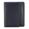Mywalit Rfid Protected|Men's Wallet w/Coin Tray Nappa Midnight