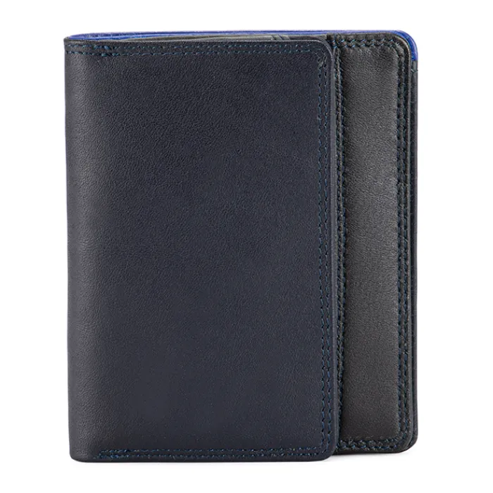 Mywalit Rfid Protected|Men's Wallet w/Coin Tray Nappa Midnight