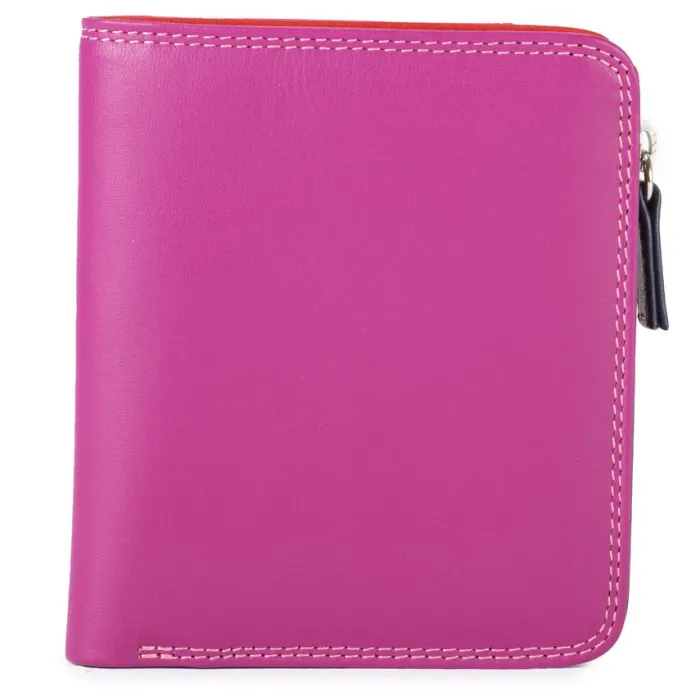 Women Mywalit Women Wallets|Mini BiFold Zip Wallet Sangria Multi