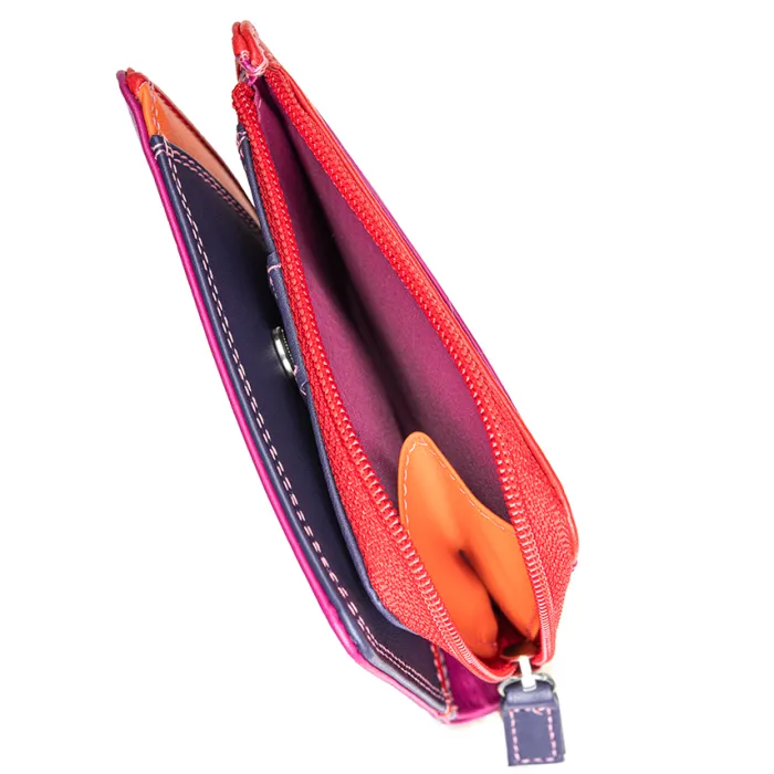 Women Mywalit Women Wallets|Mini BiFold Zip Wallet Sangria Multi