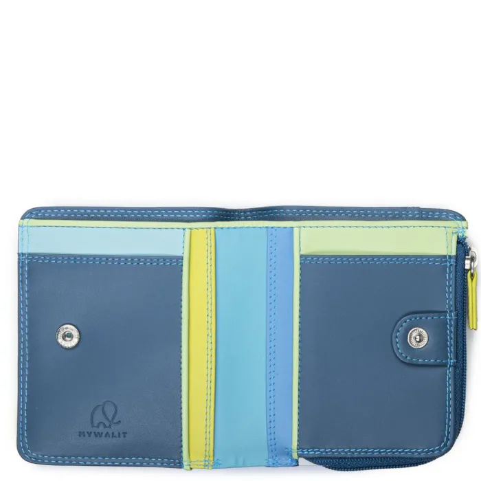 Women Mywalit Women Wallets|Mini BiFold Zip Wallet Seascape