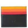 Women Mywalit Rfid Protected|Credit Card Holders|RFID Double Sided CC Holder Nappa Black Pace