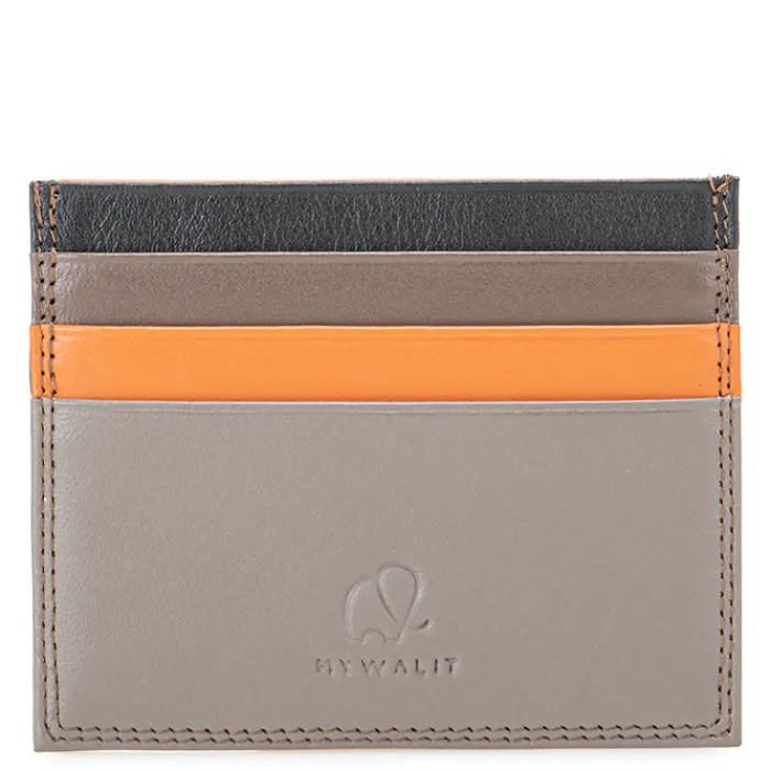 Women Mywalit Rfid Protected|Credit Card Holders|RFID Double Sided CC Holder Nappa Fumo