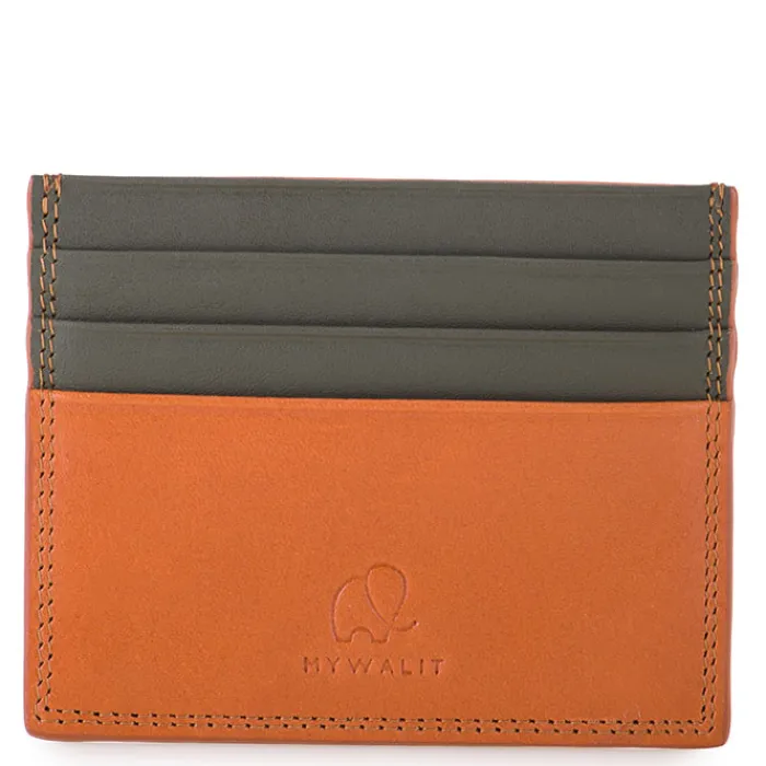 Mywalit Rfid Protected|Credit Card Holders|RFID Double Sided CC Holder Tan-Olive