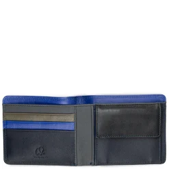 Mywalit Rfid Protected|Men Wallets|RFID Standard Men's Wallet with Coin Pocket Nappa Midnight