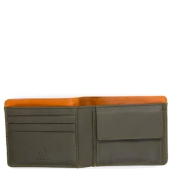 Mywalit Rfid Protected|Men Wallets|RFID Standard Men's Wallet with Coin Pocket Tan-Olive