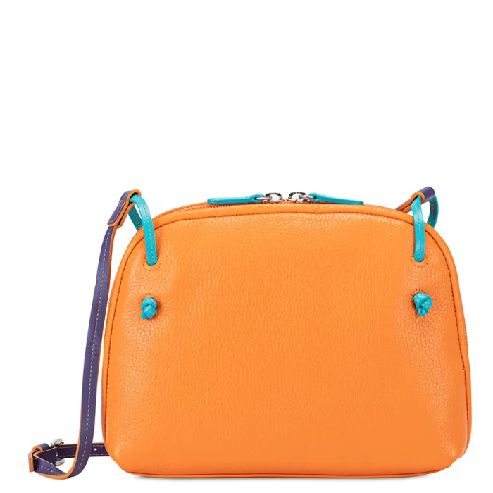 Women Mywalit Crossbody Bags|Women Bags|Rio Small Zip Top Orange Copacabana