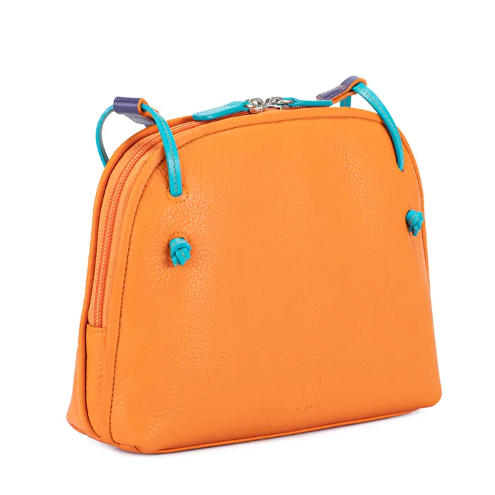 Women Mywalit Crossbody Bags|Women Bags|Rio Small Zip Top Orange Copacabana