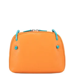 Women Mywalit Crossbody Bags|Women Bags|Rio Small Zip Top Orange Copacabana