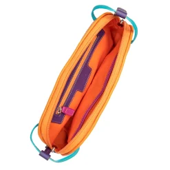 Women Mywalit Crossbody Bags|Women Bags|Rio Small Zip Top Orange Copacabana