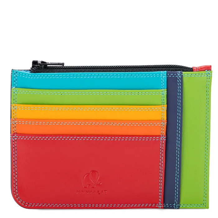 Women Mywalit Credit Card Holders|Men Wallets|Slim Credit Card Holder with Coin Purse Black Pace