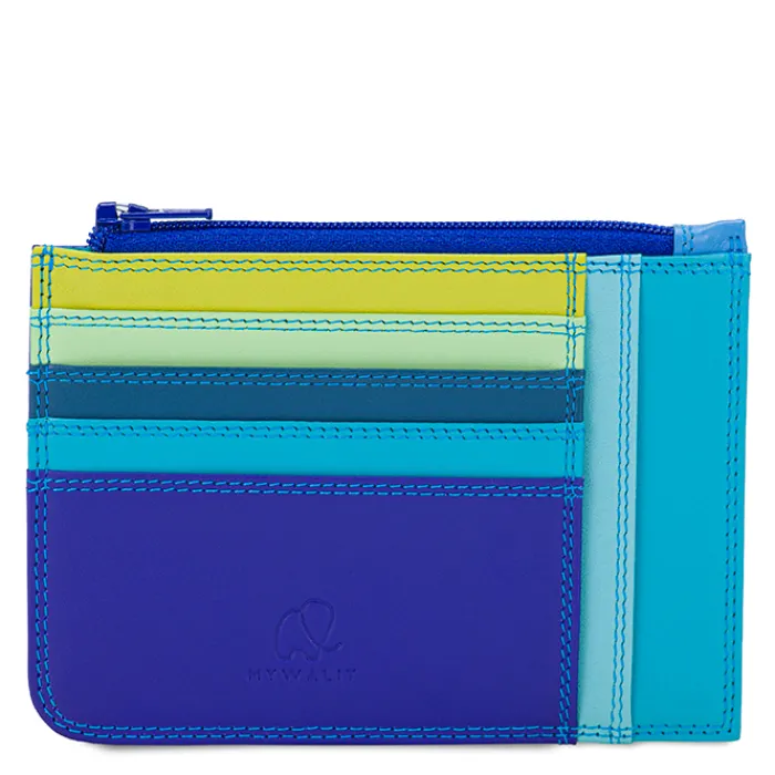 Women Mywalit Credit Card Holders|Women Wallets|Slim Credit Card Holder with Coin Purse Seascape