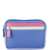 Women Mywalit Pouches|Coin Purses|Small Leather Double Zip Purse Viola