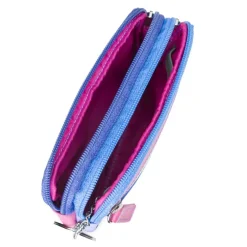 Women Mywalit Pouches|Coin Purses|Small Leather Double Zip Purse Viola