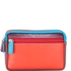 Women Mywalit Pouches|Coin Purses|Small Leather Double Zip Purse Pompeii