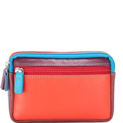 Women Mywalit Pouches|Coin Purses|Small Leather Double Zip Purse Pompeii