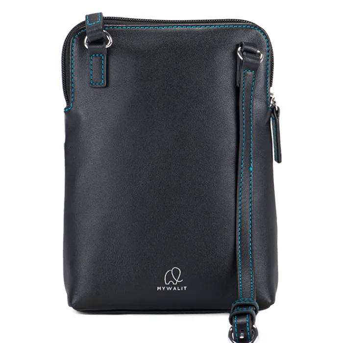 Mywalit Travel Organisers|Travel Tri-Zip Crossbody Black Pace