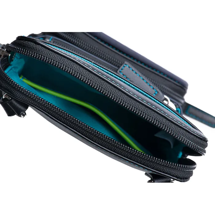 Mywalit Travel Organisers|Travel Tri-Zip Crossbody Black Pace