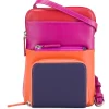 Mywalit Travel Organisers|Travel Tri-Zip Crossbody Sangria Multi