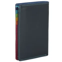 Mywalit Men Wallets|Vertical BiFold Wallet with Coin Pocket Black Pace