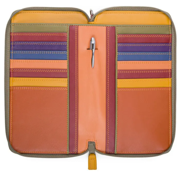 Women Mywalit Travel Organisers|Zip Around Wallets|Zip Round Multi Purse with Shoulder Strap Lucca