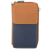 Women Mywalit Travel Organisers|Zip Around Wallets|Zip Round Multi Purse with Shoulder Strap Bosco