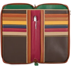 Women Mywalit Travel Organisers|Zip Around Wallets|Zip Round Multi Purse with Shoulder Strap Bosco
