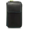 Women Mywalit Travel Organisers|Zip Around Wallets|Zip Round Multi Purse with Shoulder Strap Black Pace