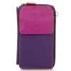 Women Mywalit Travel Organisers|Zip Around Wallets|Zip Round Multi Purse with Shoulder Strap Sangria Multi