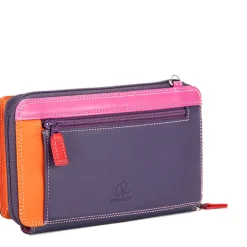 Women Mywalit Travel Organisers|Zip Around Wallets|Zip Round Multi Purse with Shoulder Strap Sangria Multi