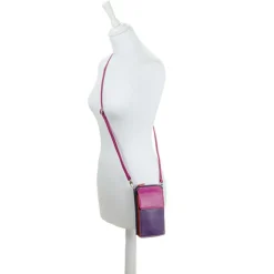 Women Mywalit Travel Organisers|Zip Around Wallets|Zip Round Multi Purse with Shoulder Strap Sangria Multi