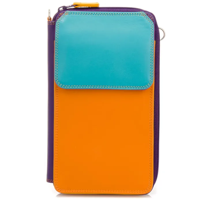 Women Mywalit Travel Organisers|Women Wallets|Zip Round Multi Purse with Shoulder Strap Copacabana