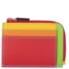 Women Mywalit Coin Purses|Credit Card Holders|Zipped Coin Purse with C/C Holder Black Pace