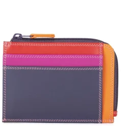 Women Mywalit Coin Purses|Credit Card Holders|Zipped Coin Purse with C/C Holder Sangria Multi