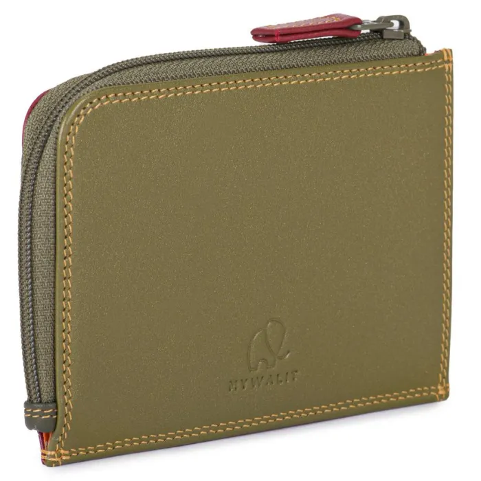 Women Mywalit Coin Purses|Credit Card Holders|Zipped Coin Purse with C/C Holder Lucca
