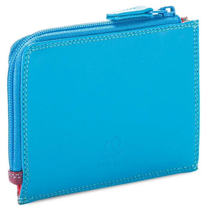 Women Mywalit Coin Purses|Rfid Protected|Zipped Coin Purse with C/C Holder Pompeii