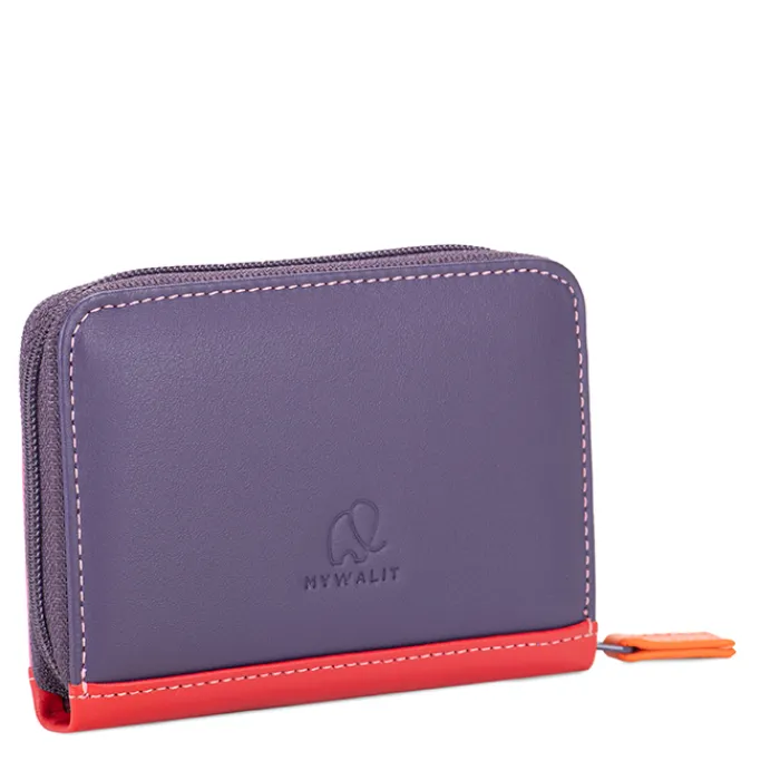Women Mywalit Zip Around Wallets|Credit Card Holders|Zipped Credit Card Holder Sangria Multi