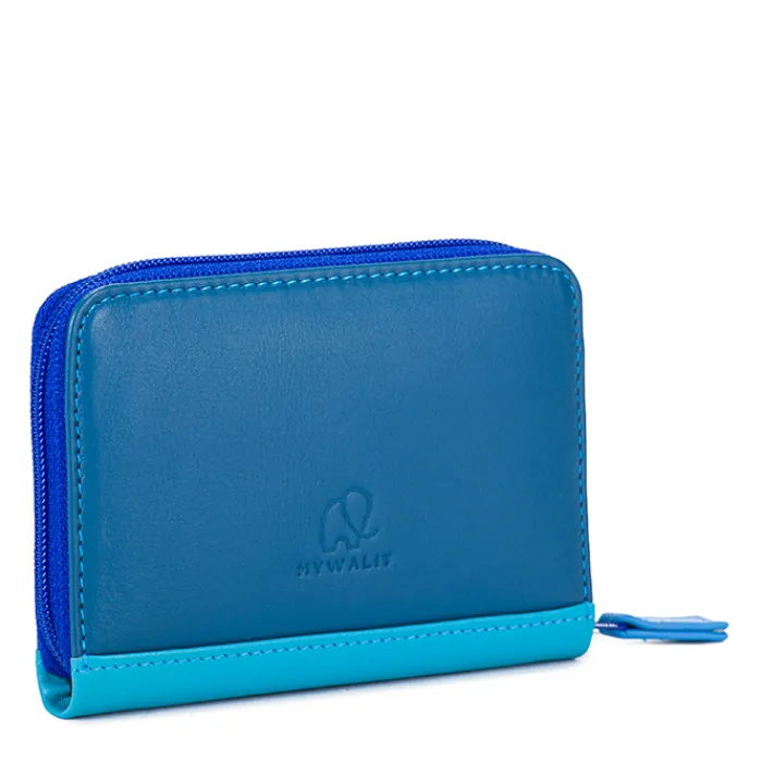 Women Mywalit Zip Around Wallets|Credit Card Holders|Zipped Credit Card Holder Seascape